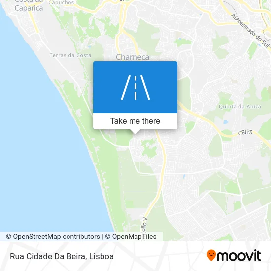 Rua Cidade Da Beira map