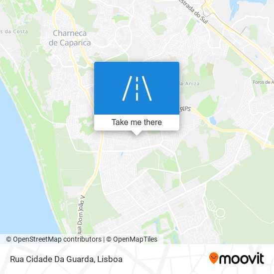 Rua Cidade Da Guarda map