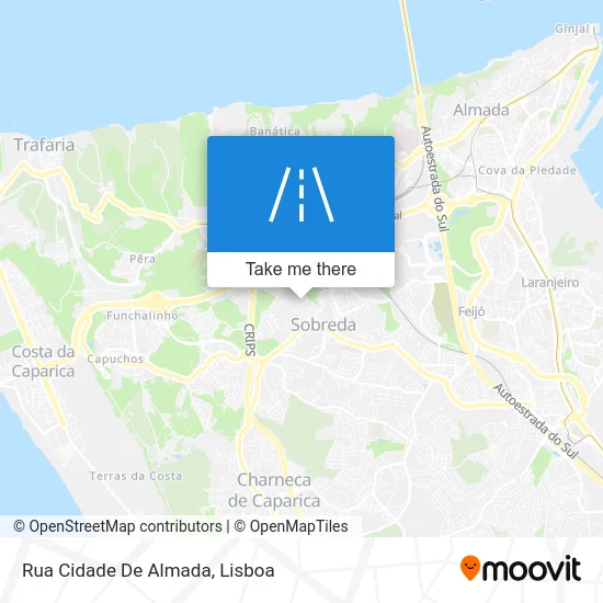 Rua Cidade De Almada map
