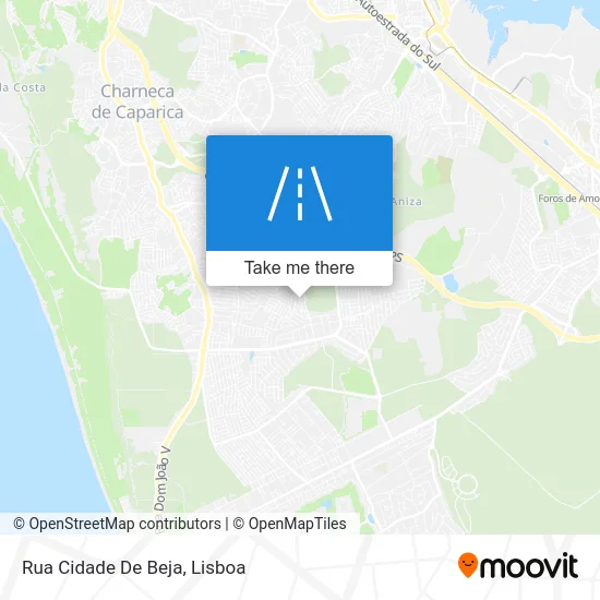 Rua Cidade De Beja map