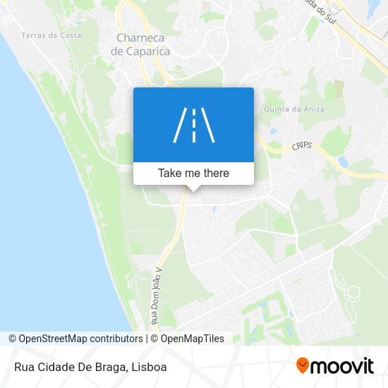 Rua Cidade De Braga mapa