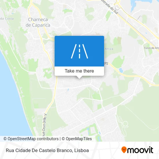 Rua Cidade De Castelo Branco map