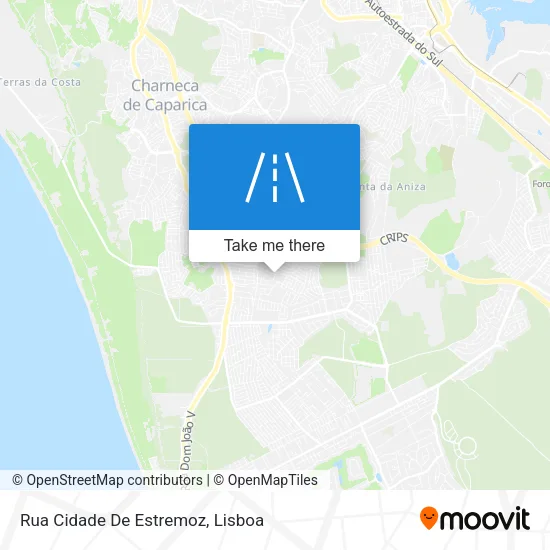Rua Cidade De Estremoz map