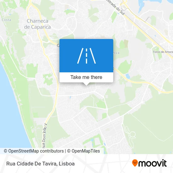 Rua Cidade De Tavira map