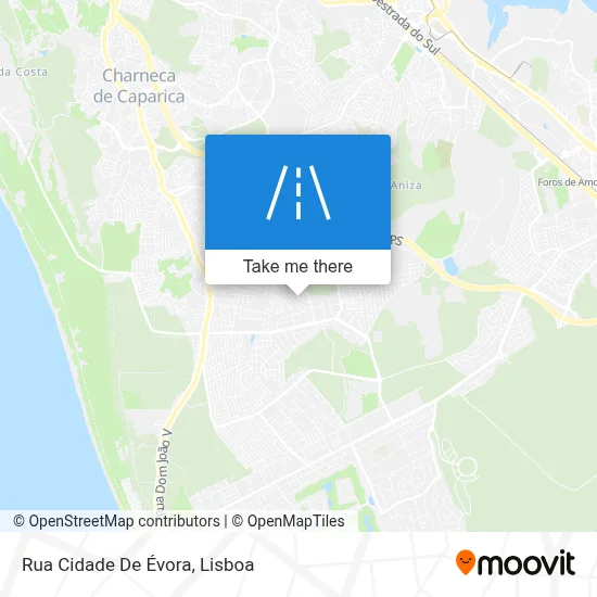Rua Cidade De Évora map