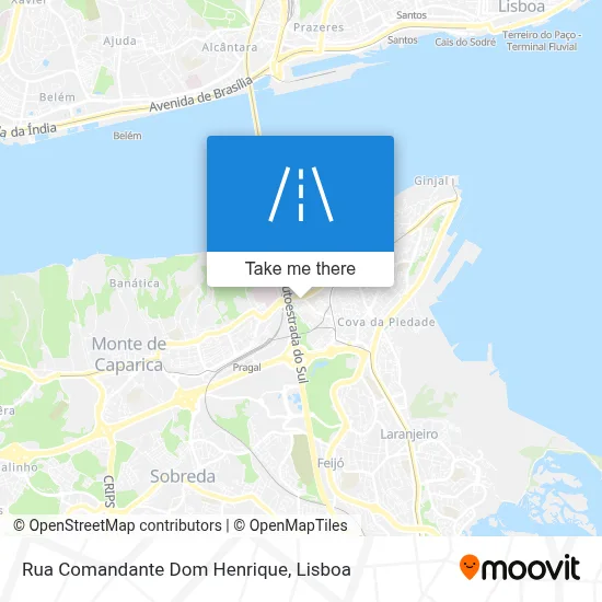 Rua Comandante Dom Henrique map