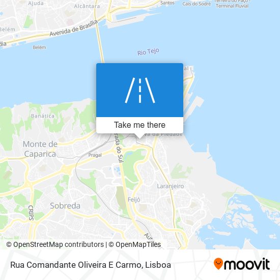 Rua Comandante Oliveira E Carmo mapa