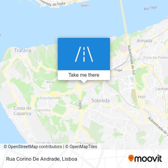 Rua Corino De Andrade mapa