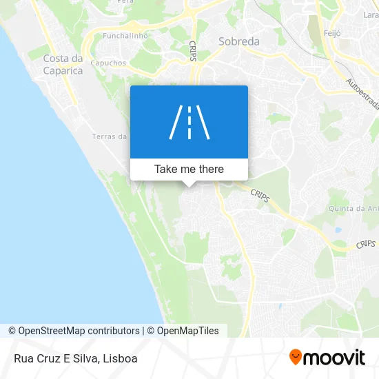 Rua Cruz E Silva map