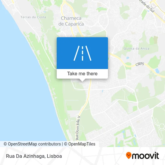 Rua Da Azinhaga map