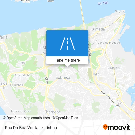 Rua Da Boa Vontade map