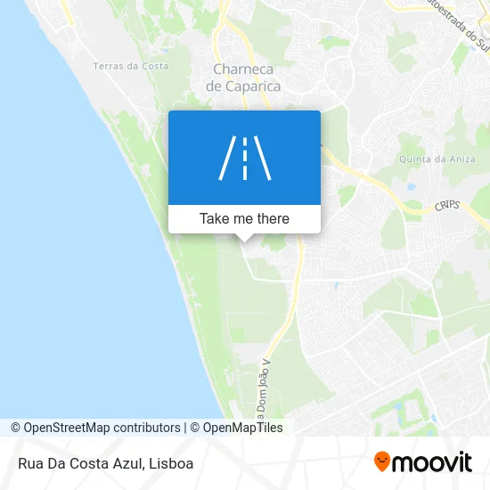 Rua Da Costa Azul map