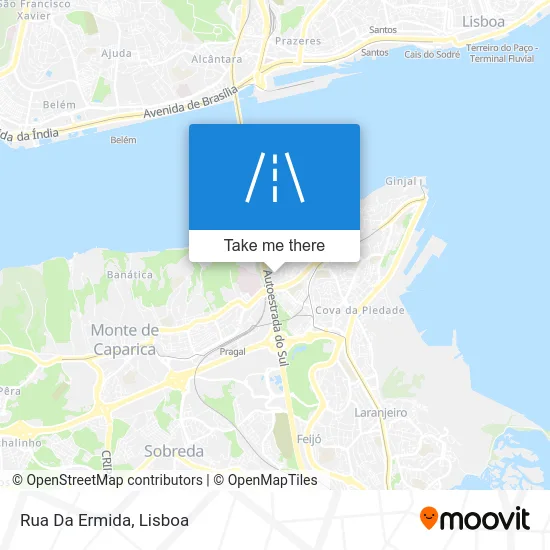 Rua Da Ermida map