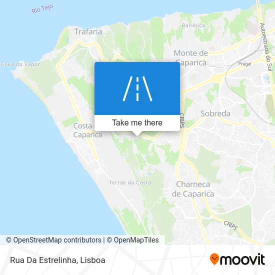 Rua Da Estrelinha map