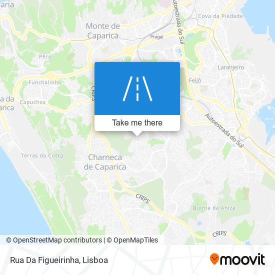 Rua Da Figueirinha map