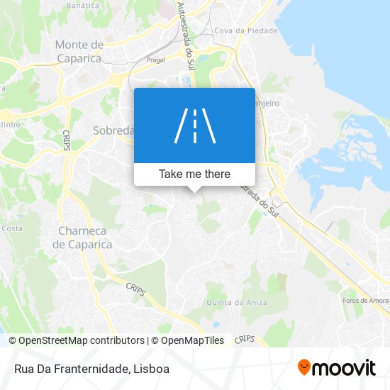 Rua Da Franternidade map