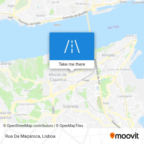 Rua Da Maçaroca map