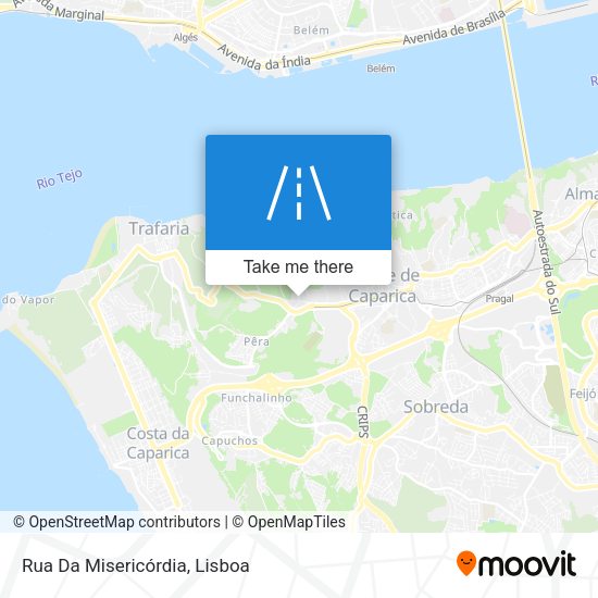 Rua Da Misericórdia mapa