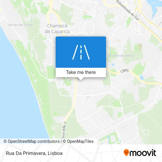 Rua Da Primavera map