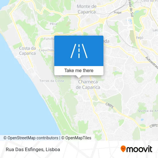 Rua Das Esfinges map