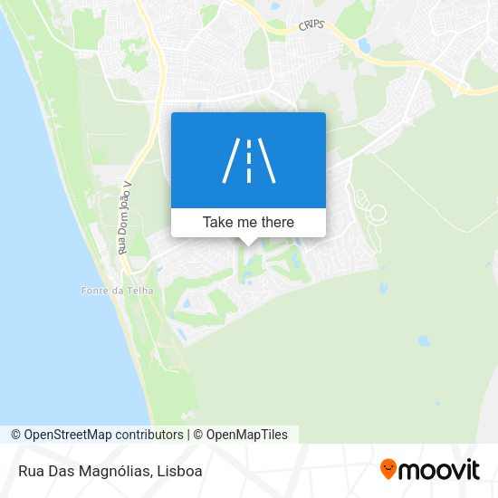 Rua Das Magnólias map