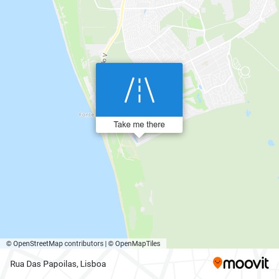 Rua Das Papoilas map