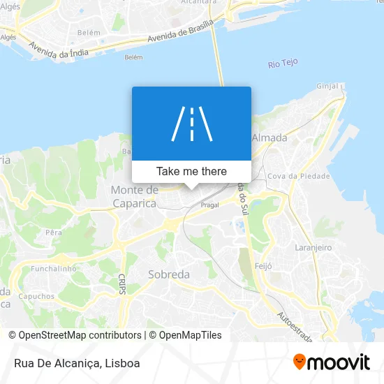 Rua De Alcaniça map