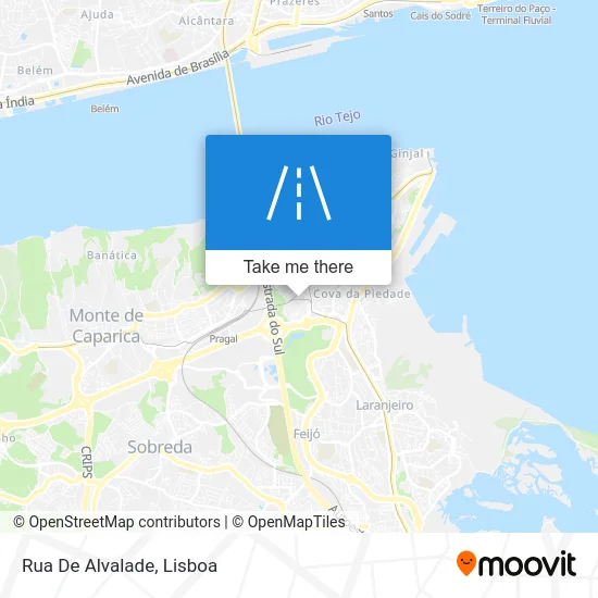 Rua De Alvalade map
