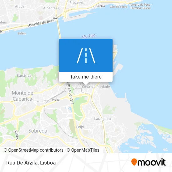 Rua De Arzila map