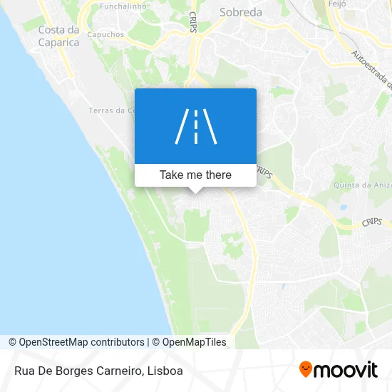 Rua De Borges Carneiro map