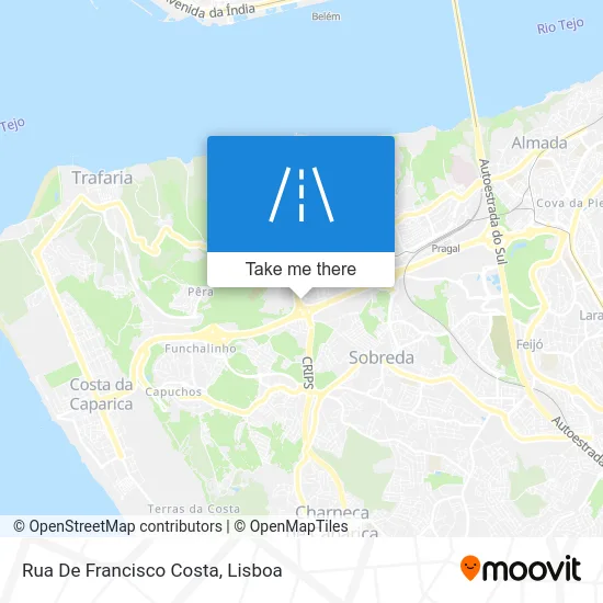 Rua De Francisco Costa map