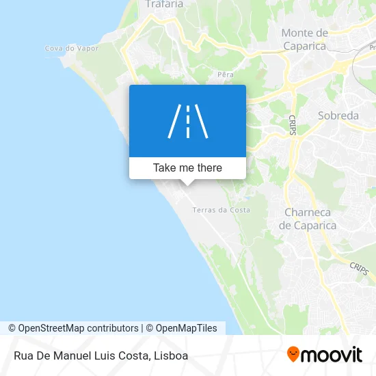 Rua De Manuel Luis Costa map