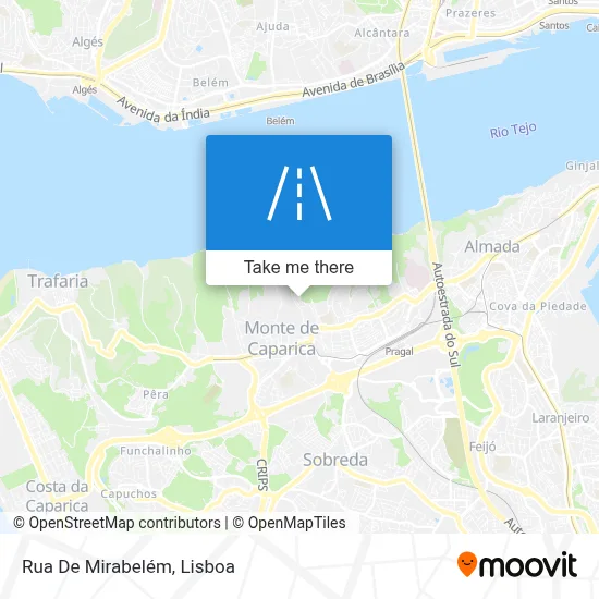 Rua De Mirabelém map