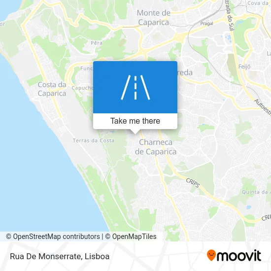 Rua De Monserrate map