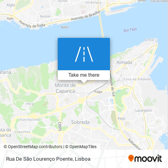 Rua De São Lourenço Poente map