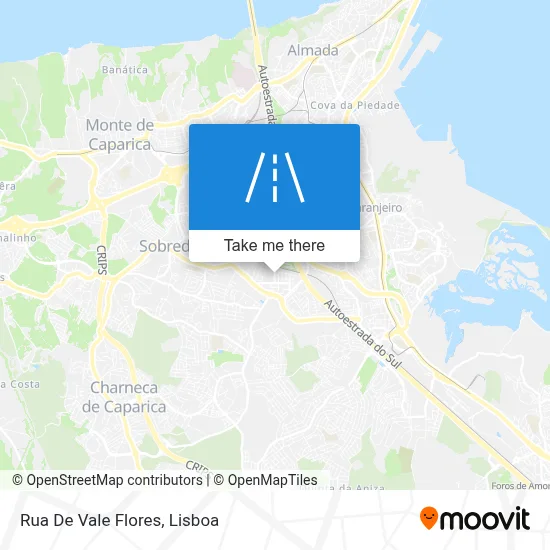 Rua De Vale Flores map