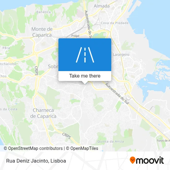 Rua Deniz Jacinto map