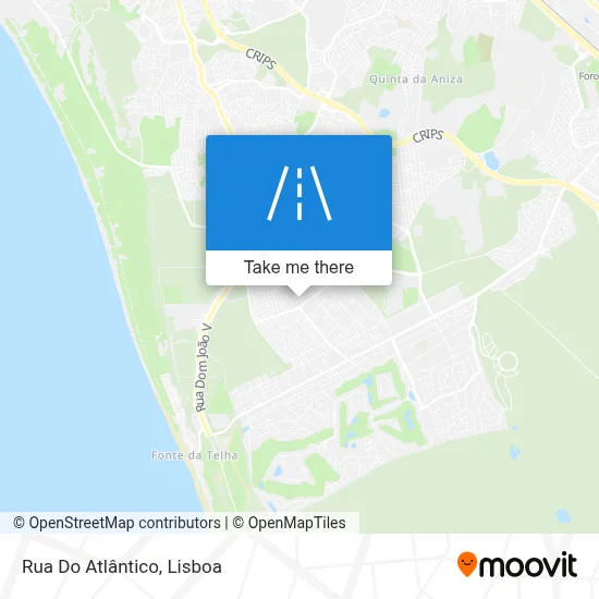 Rua Do Atlântico map