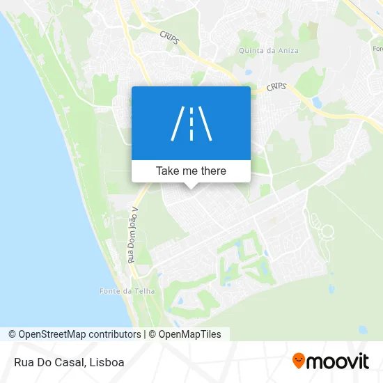 Rua Do Casal map