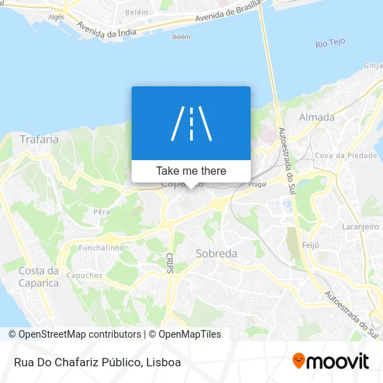 Rua Do Chafariz Público map