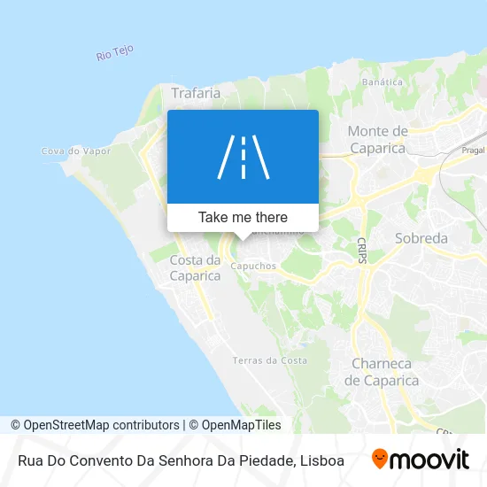 Rua Do Convento Da Senhora Da Piedade map