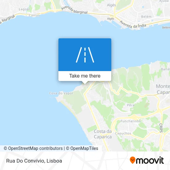 Rua Do Convívio map