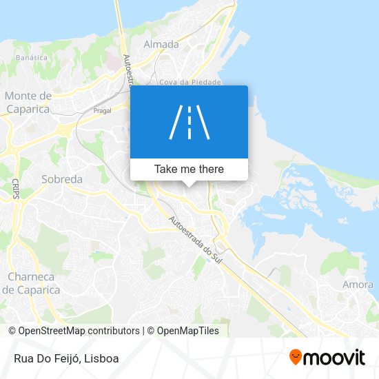 Rua Do Feijó mapa