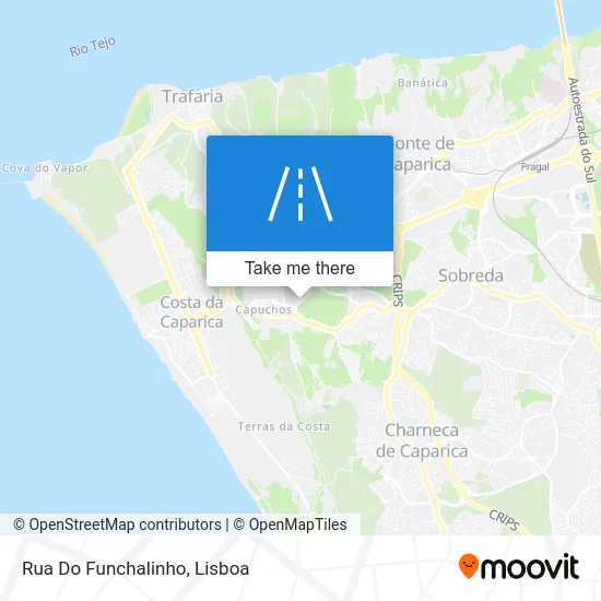 Rua Do Funchalinho map