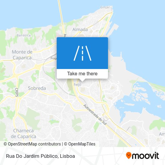 Rua Do Jardim Público mapa