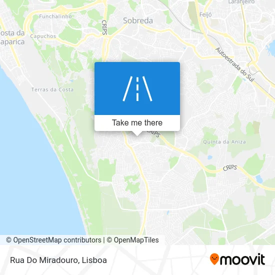 Rua Do Miradouro map