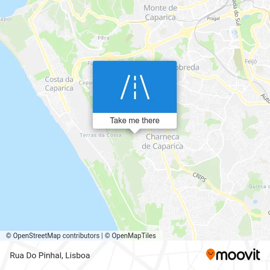 Rua Do Pinhal map