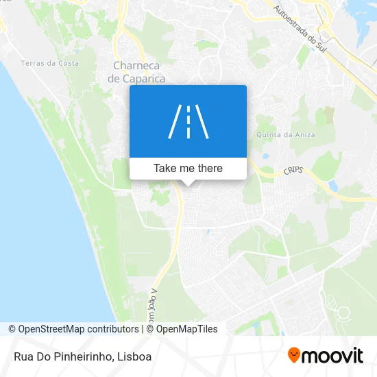 Rua Do Pinheirinho map