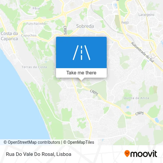 Rua Do Vale Do Rosal map