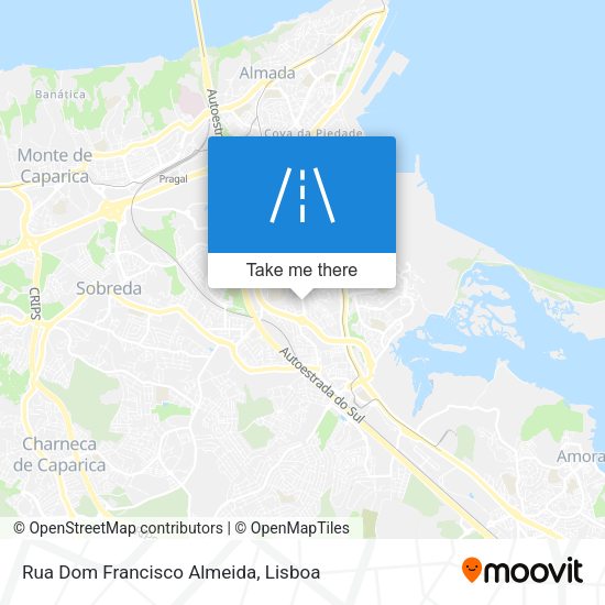 Rua Dom Francisco Almeida map